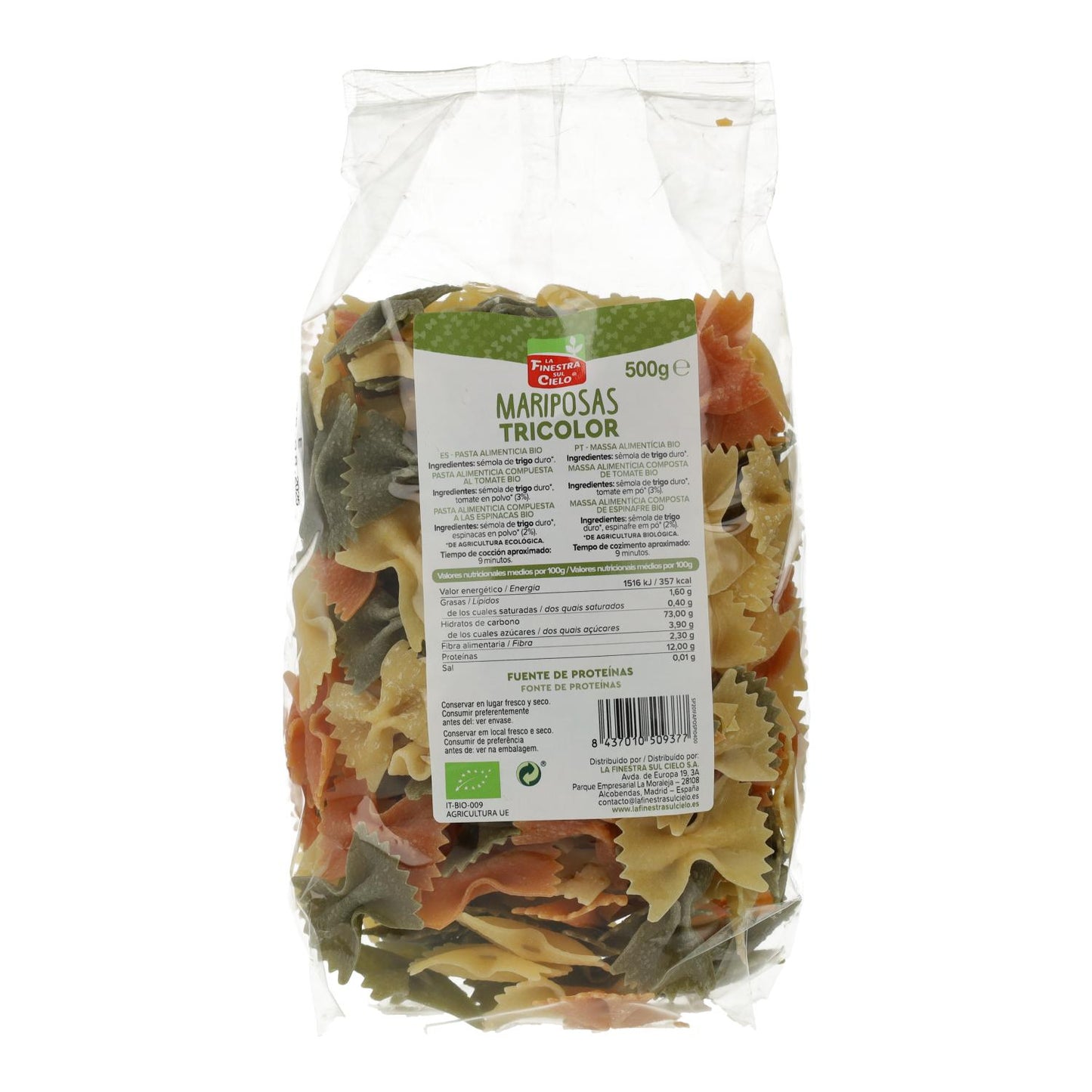 Farfalle tricolori La Finestra Sul Cielo 500 g