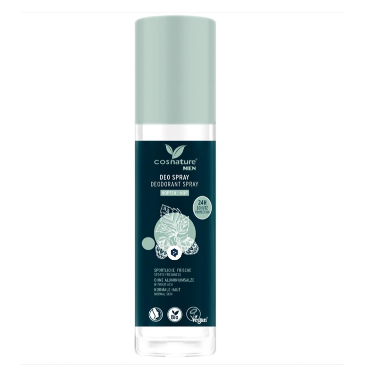 Dezodorant w sprayu 24h dla mężczyzn z chmielem BIO Cosnature 75 ml