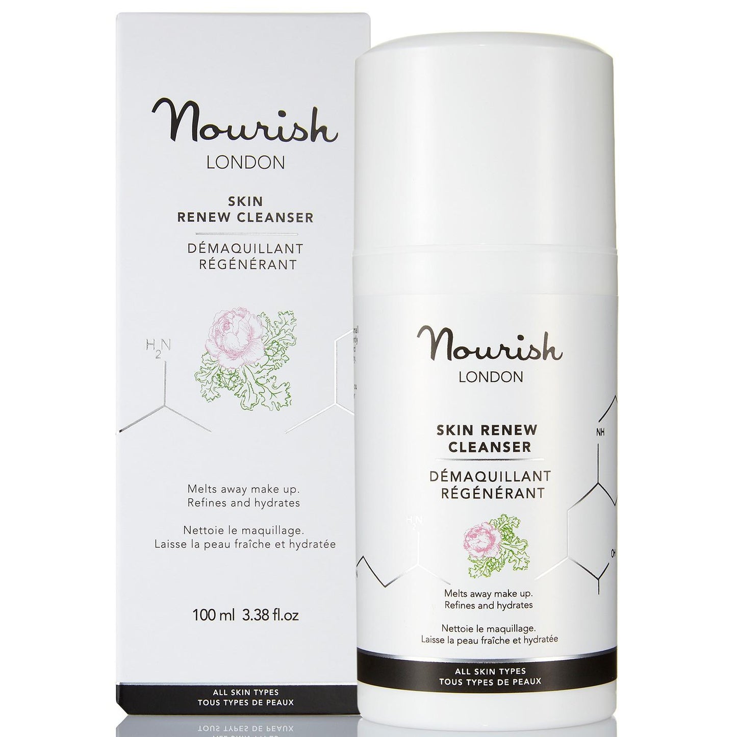 Regenerujący środek czyszczący Nourish London Skincare 100 ml