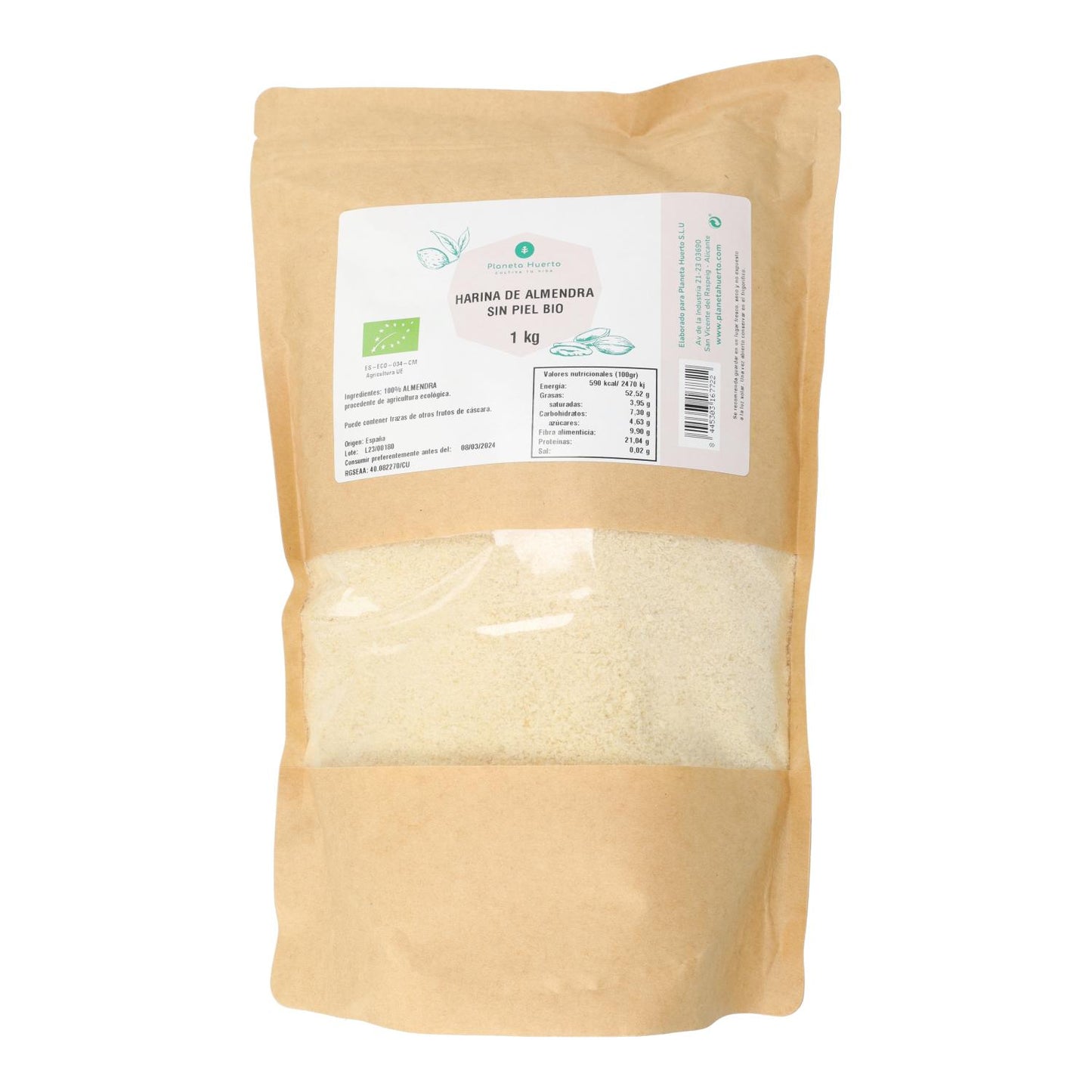 Almond flour ECO Planeta Huerto 1 kg