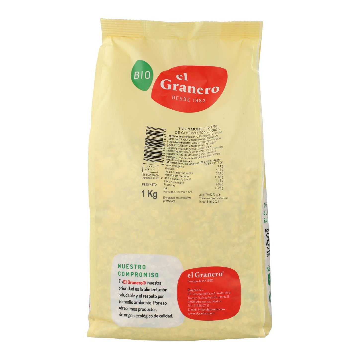 Tropical Muesli (Tropi Muesli Extra) El Graineco 1 kg