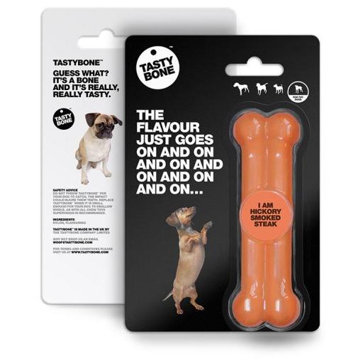 Tasty Bone dog chew, smoked beef flavour Small