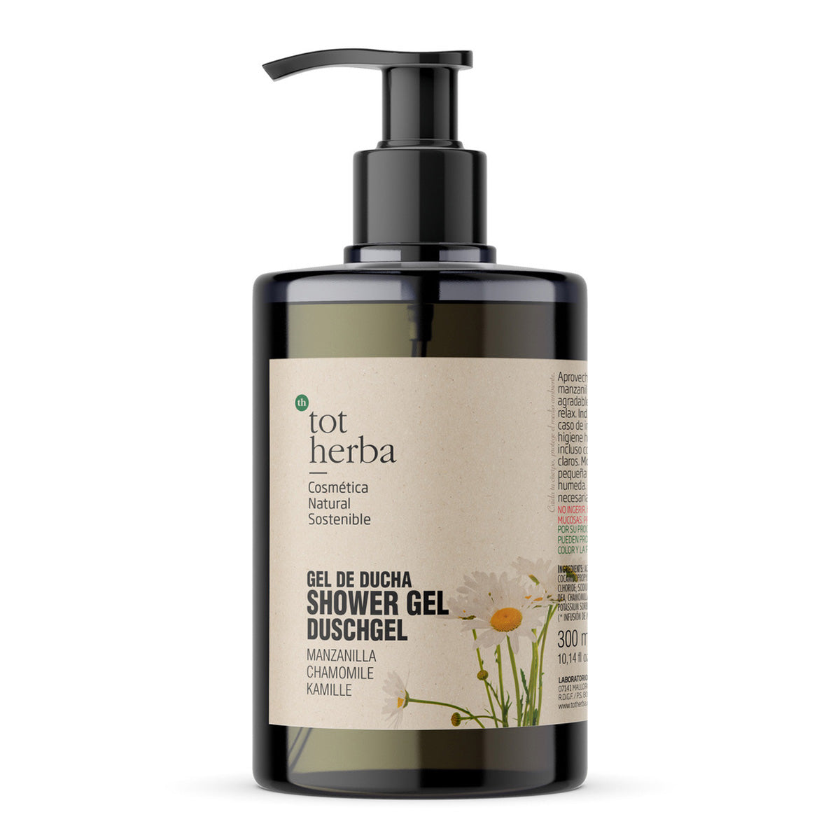 Gel douche relaxant à la camomille, Tot Herba, 300 ml