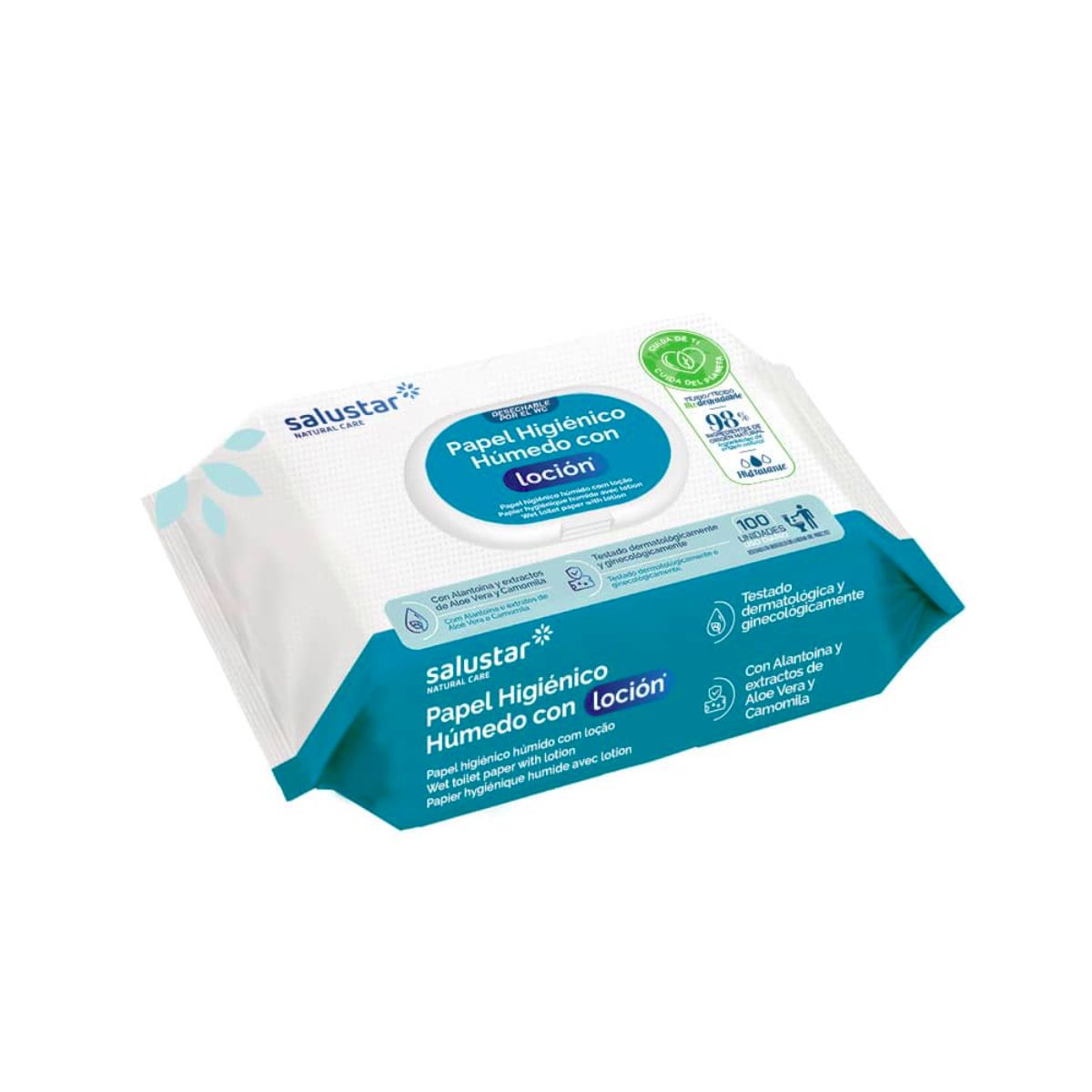 Carta igienica umidificata Salustar 100 pezzi