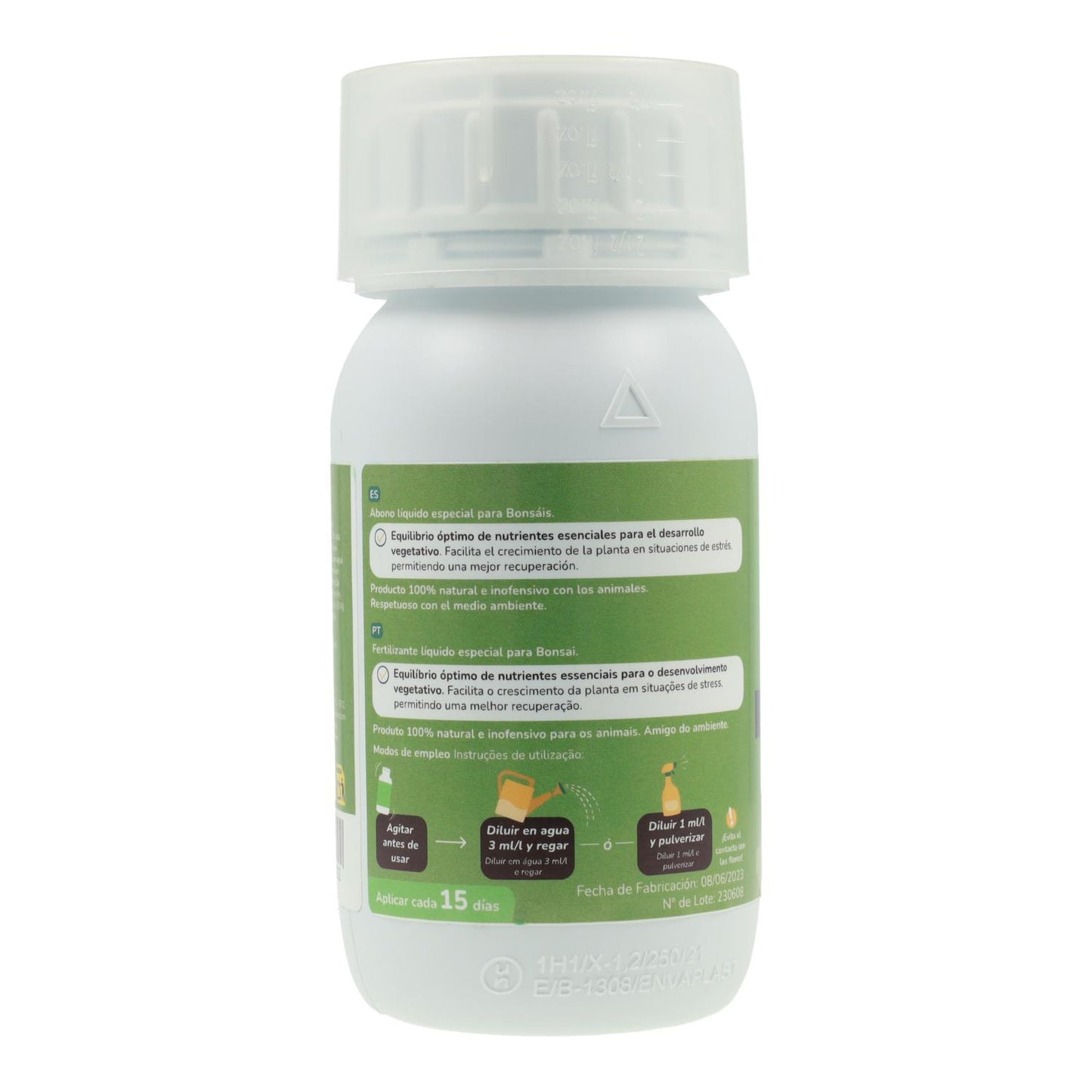 Bonsai vloeibare meststof Planeta Huerto 250 ml