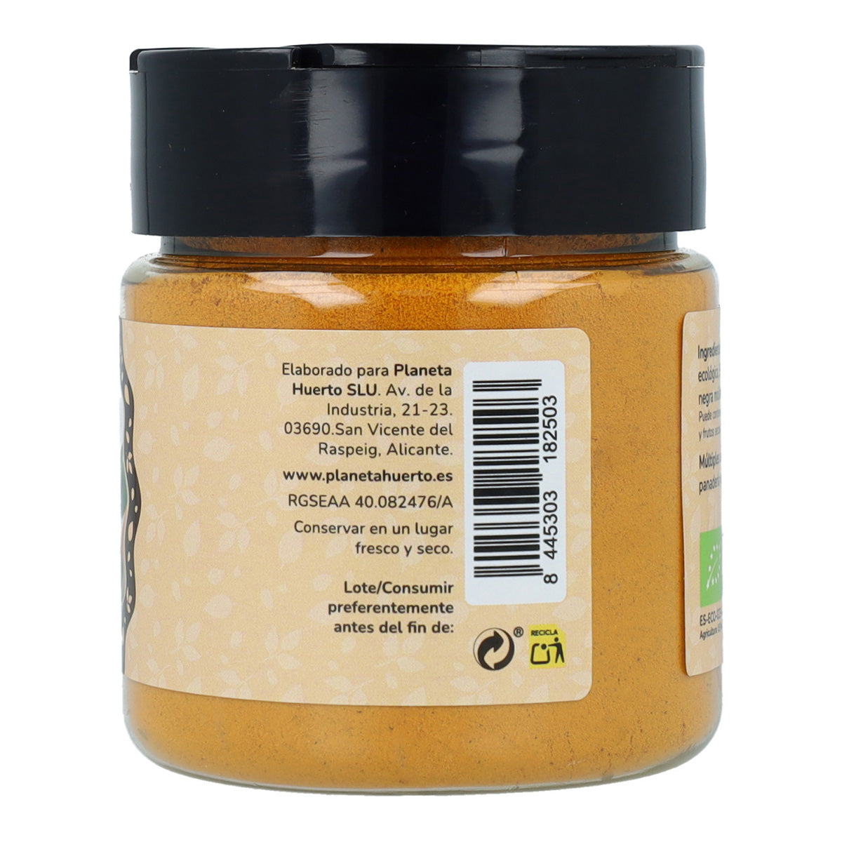 Curcuma + Poivre Bio ECO Planeta Huerto 100g