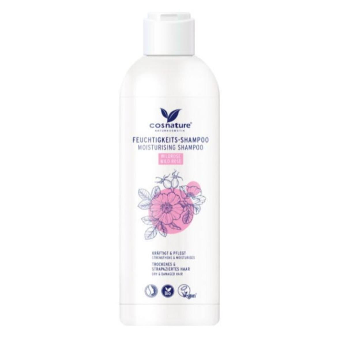 Shampoo idratante rosa selvatica BIO Cosnature 250 ml