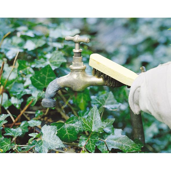 Metalen handborstel messing 200 mm Wolfcraft 272500