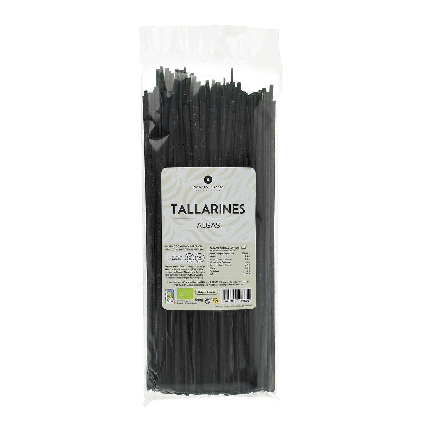 Tagliatelle alle alghe ECO Planeta Huerto 500gr