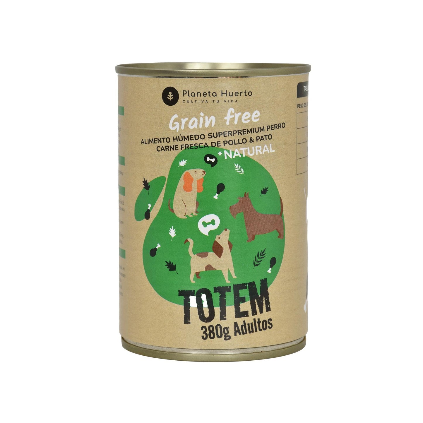 Packung Geschmacksfutter 2Kg + Hundenassfutter Planeta Huerto 2X 380g