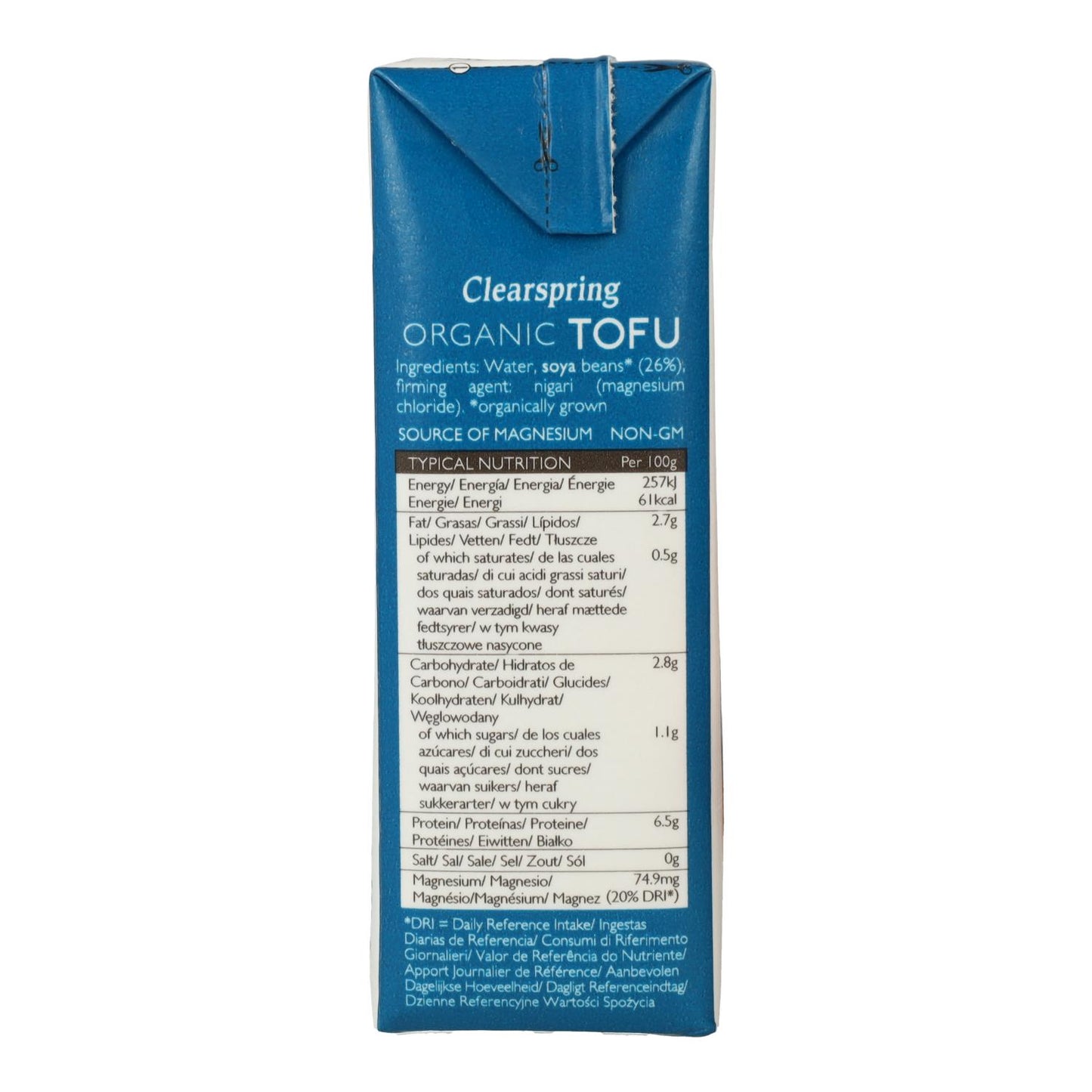 Jedwabiste japońskie tofu Clearspring, 300 g