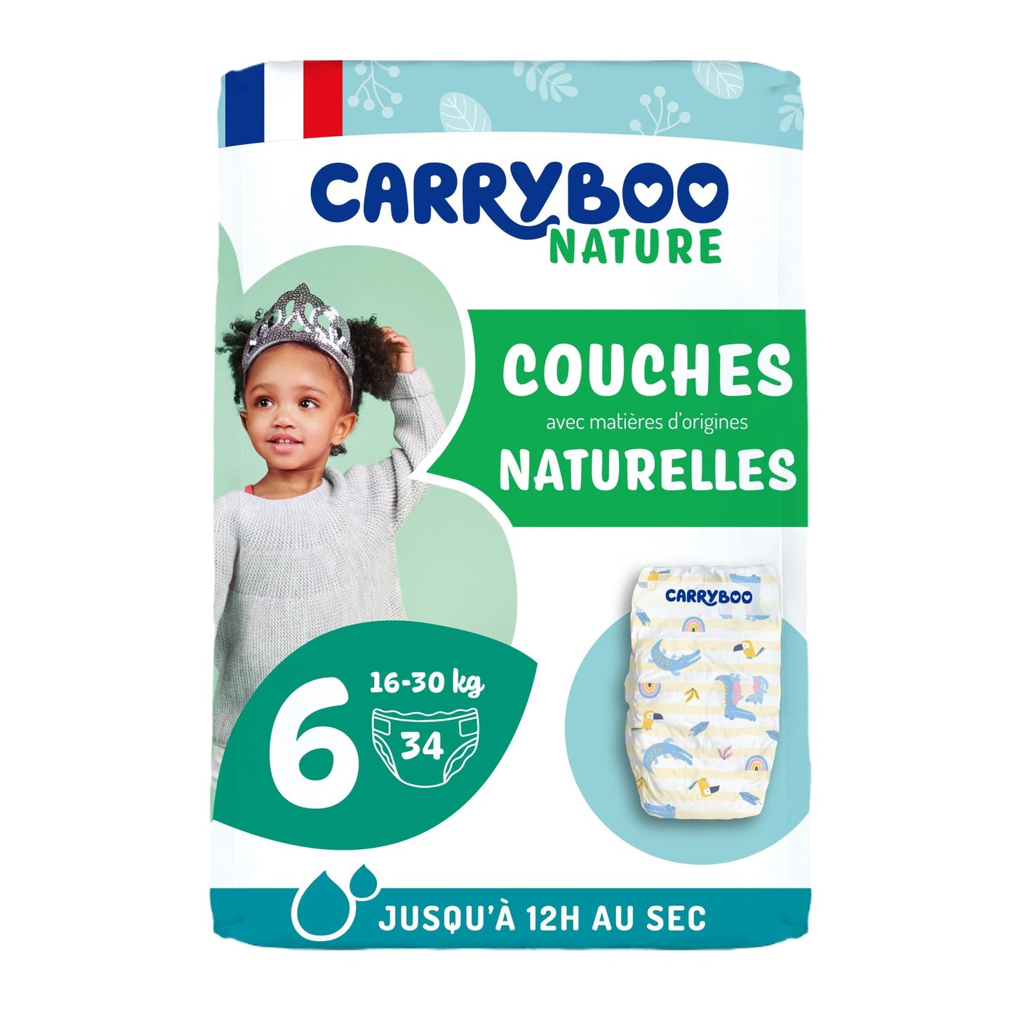 Carryboo Nature luiers en natuurlijke slaapzakken, maat 6 (16-30 kg)
