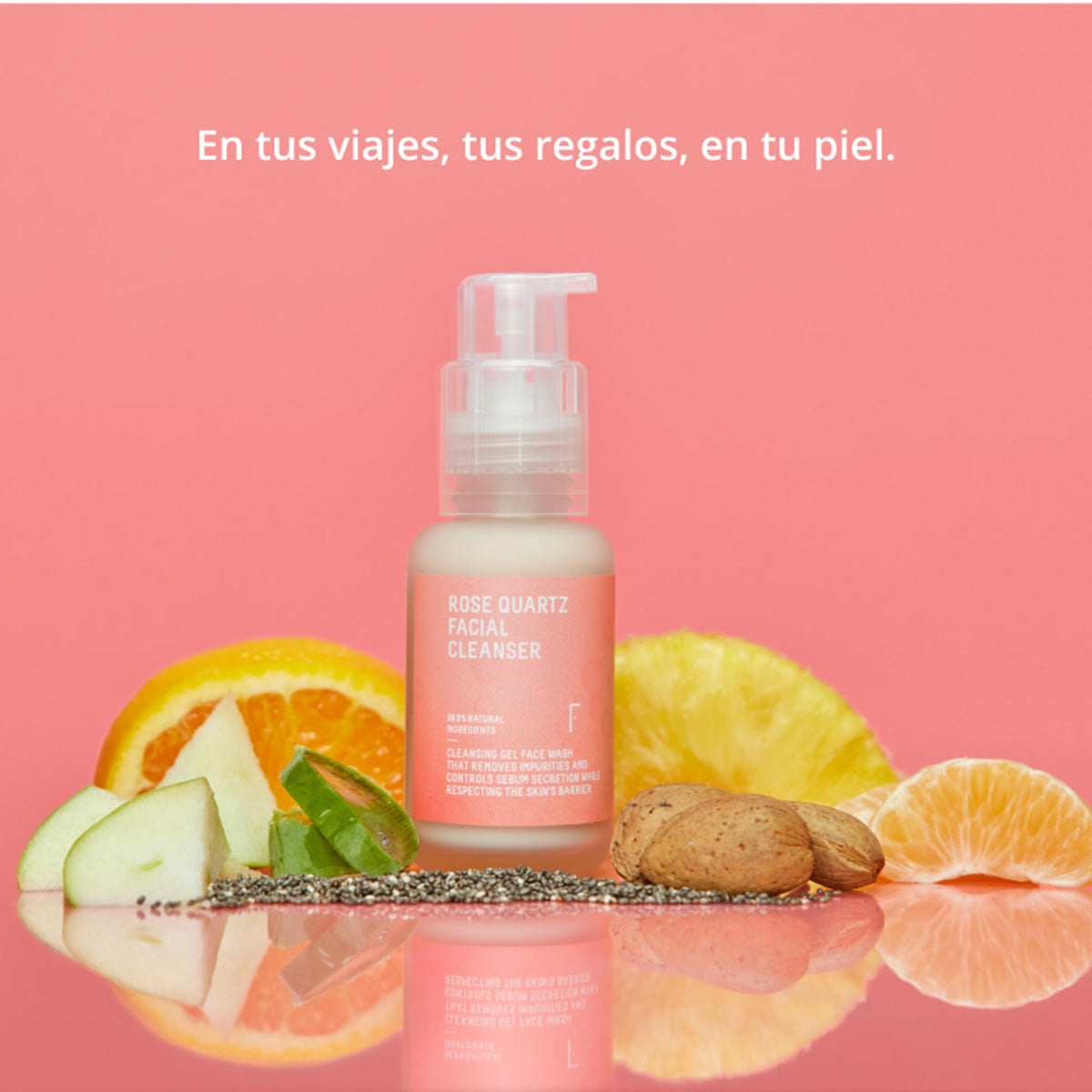 Minitalla - Rose Quartz Facial Cleanser, Freshly Cosmetics, 50 ml