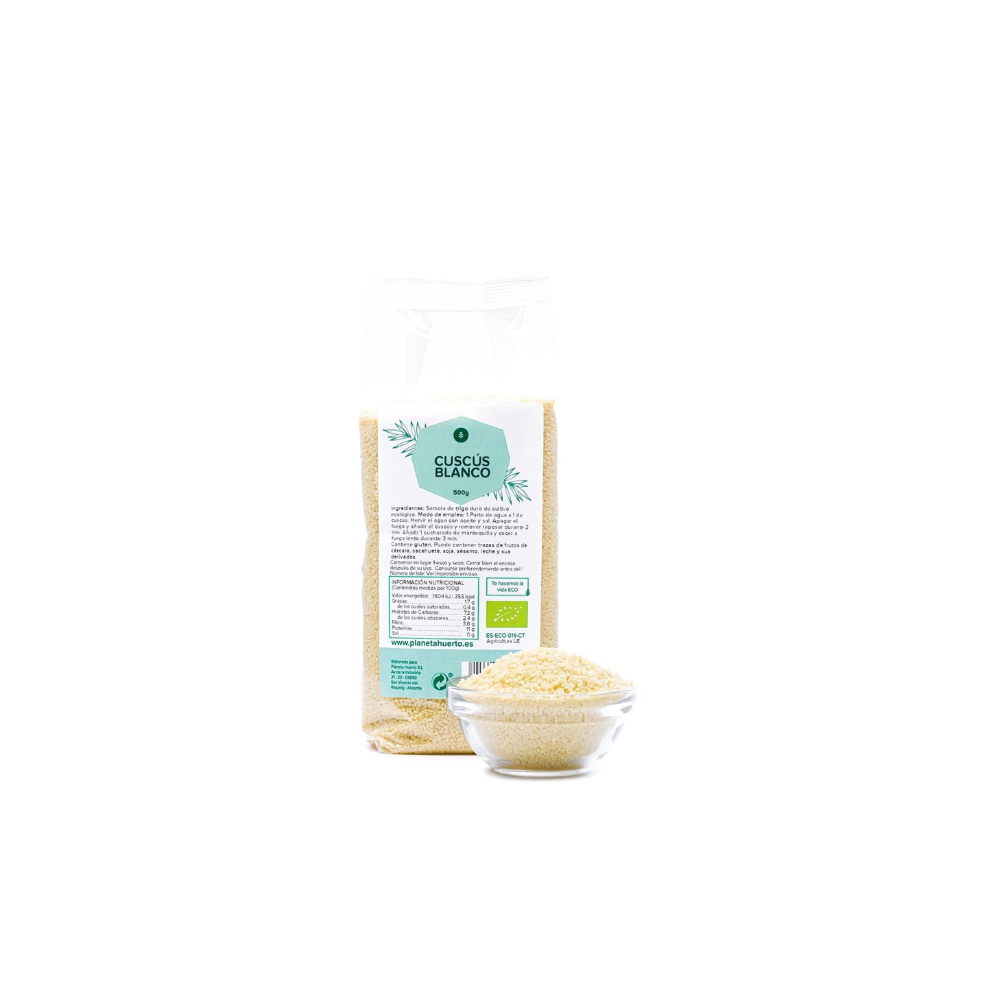 Couscous blanc ECO Planeta Huerto 500 g