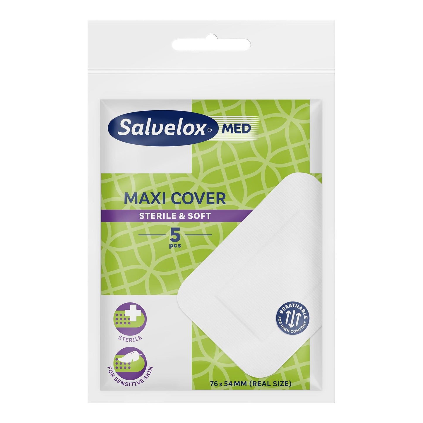 Maxi Cover 5 st. Steril 76x54 mm SALVELOX