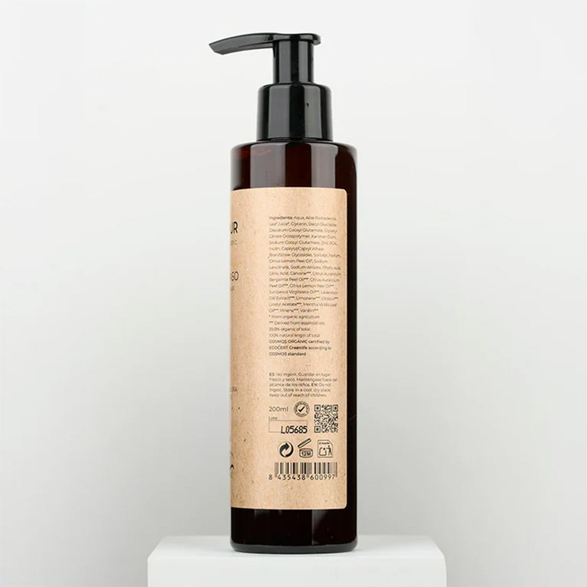 Sulfaatvrije shampoo voor vet haar Arganour 200 ml