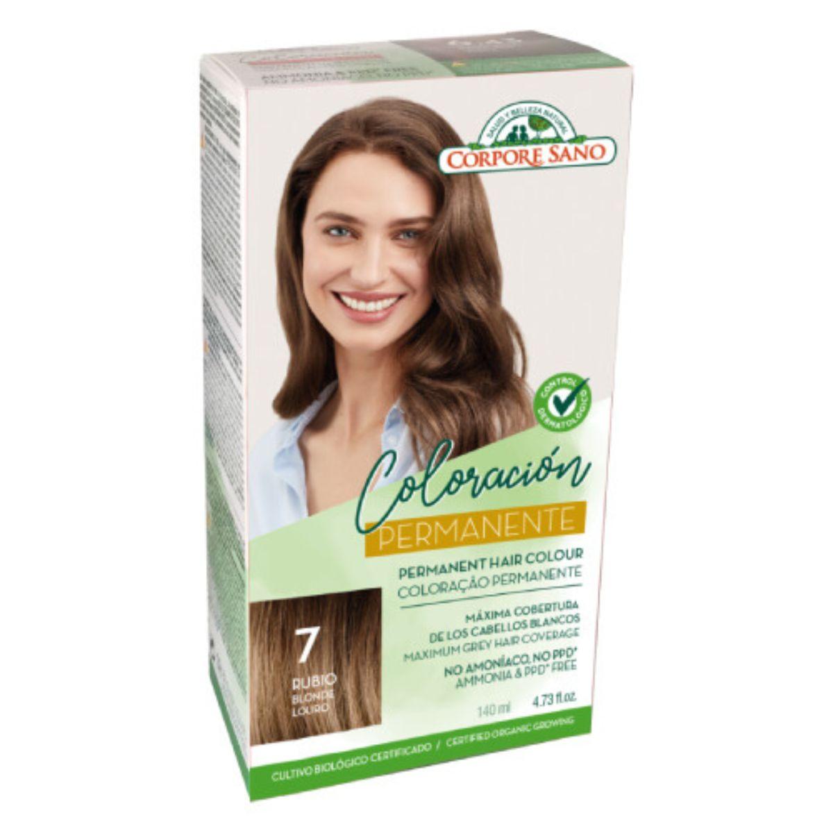 Corpore Sano Permanent Hair Dye No. 7 Blonde 140 ml