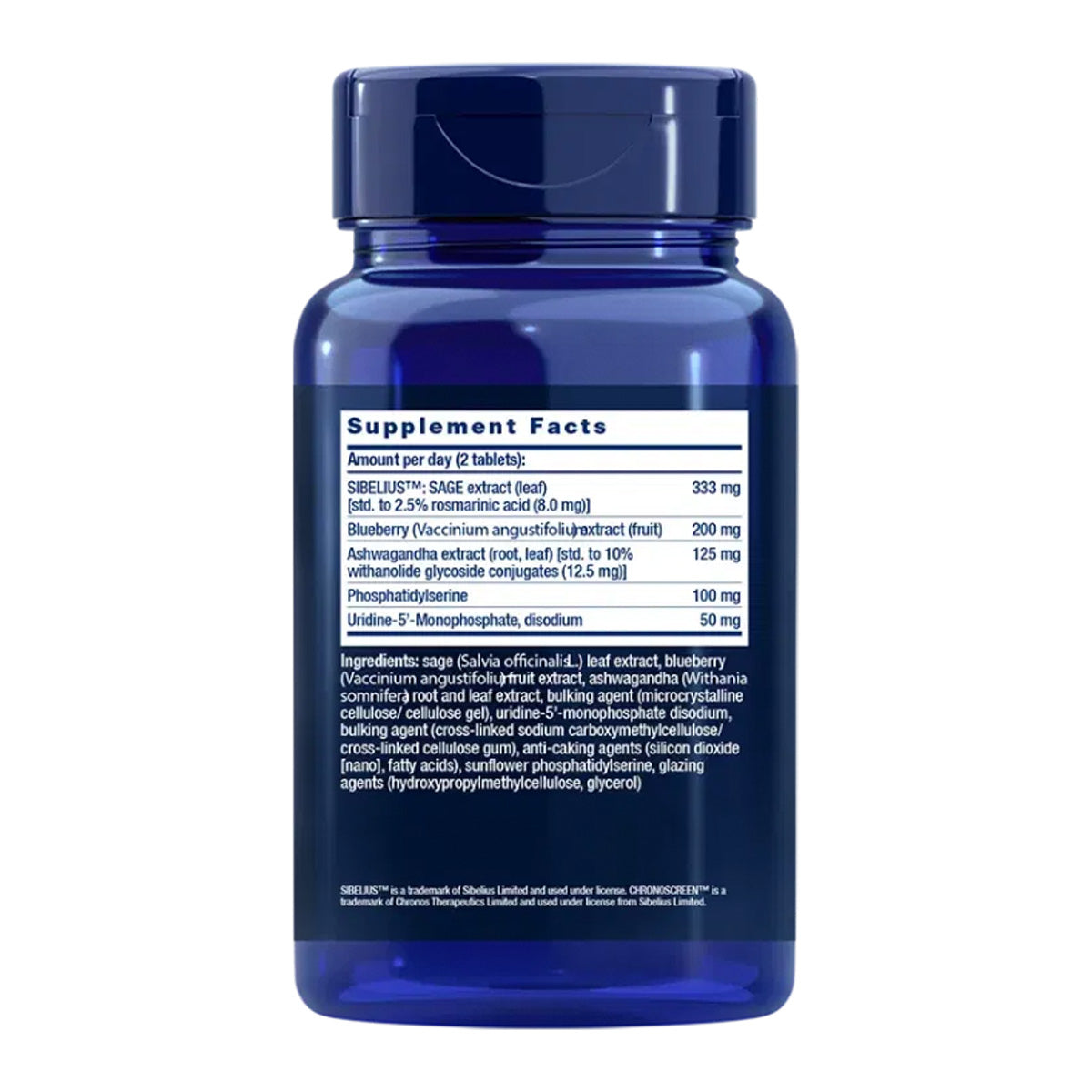 Cognitex Elite Versione UE, Life Extension 60 compresse