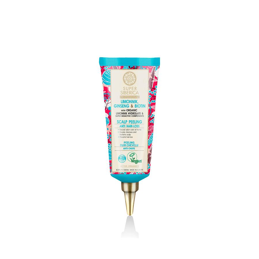 Exfoliant for All Hair Types with Schizandra, Ginseng and Biotin Natura Siberica 100 ml