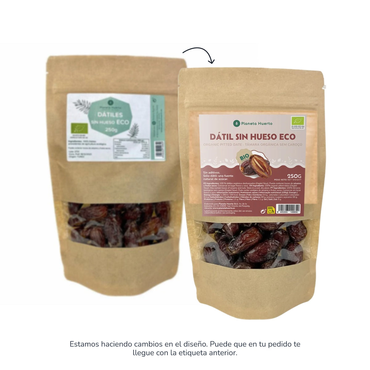 Datteri snocciolati ECO Planeta Huerto 250 g