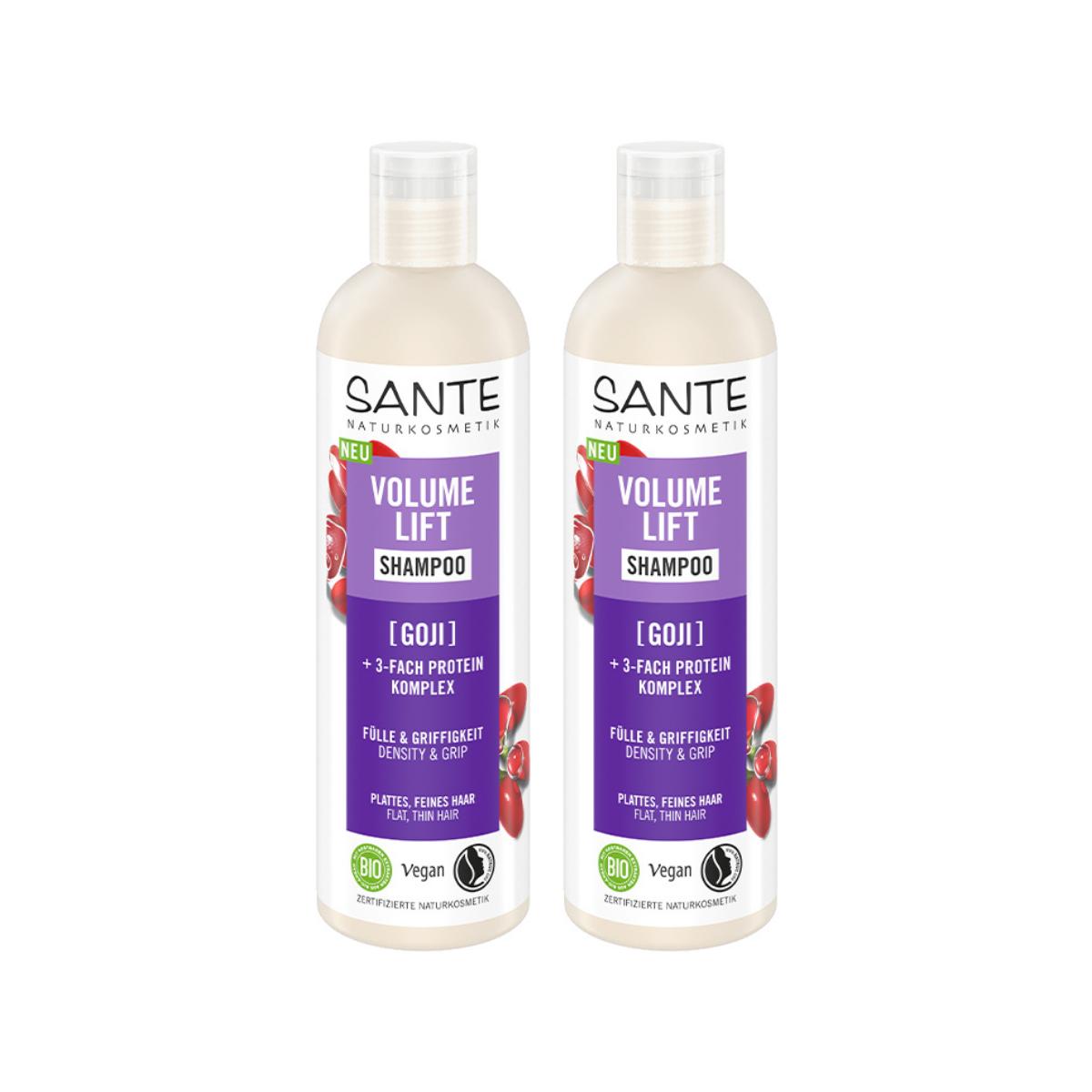Pack of 2x Sante Goji Volume Shampoo 250 ml