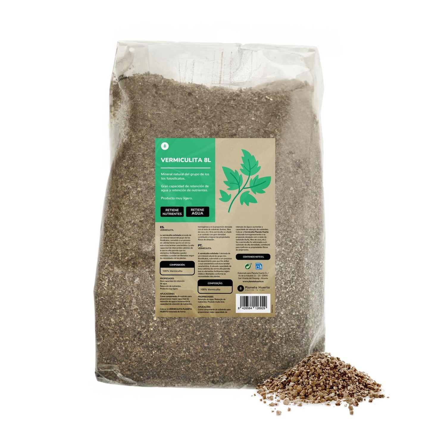 Vermiculit Planeta Huerto 8 Liter