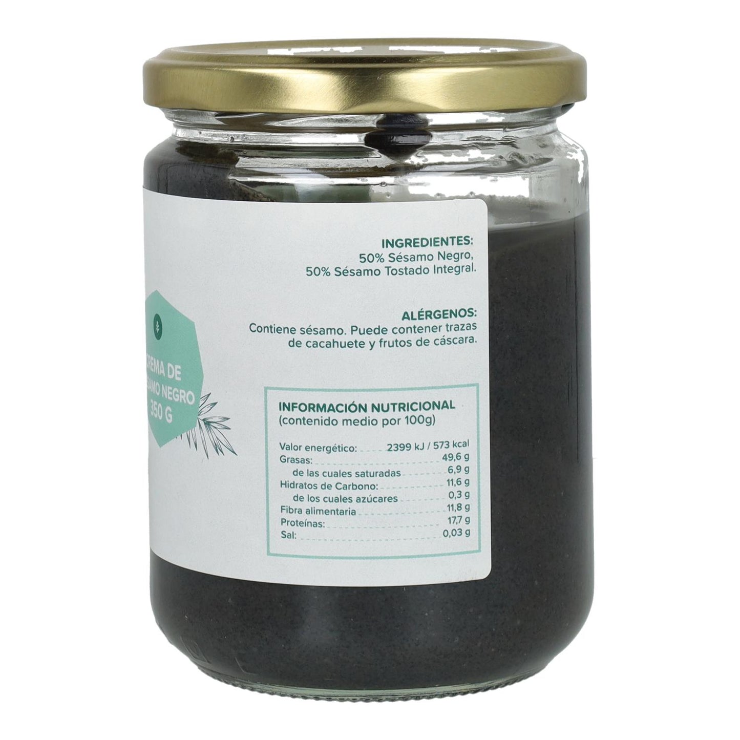 Schwarzer Sesam Tahini ECO Planet Garden 350 g