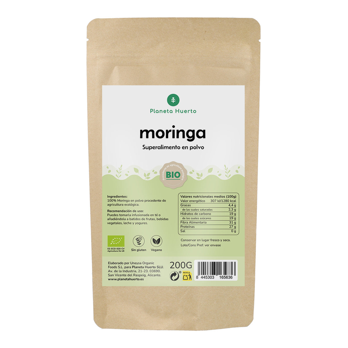 Moringapulver Eco Planeta Huerto 200 g