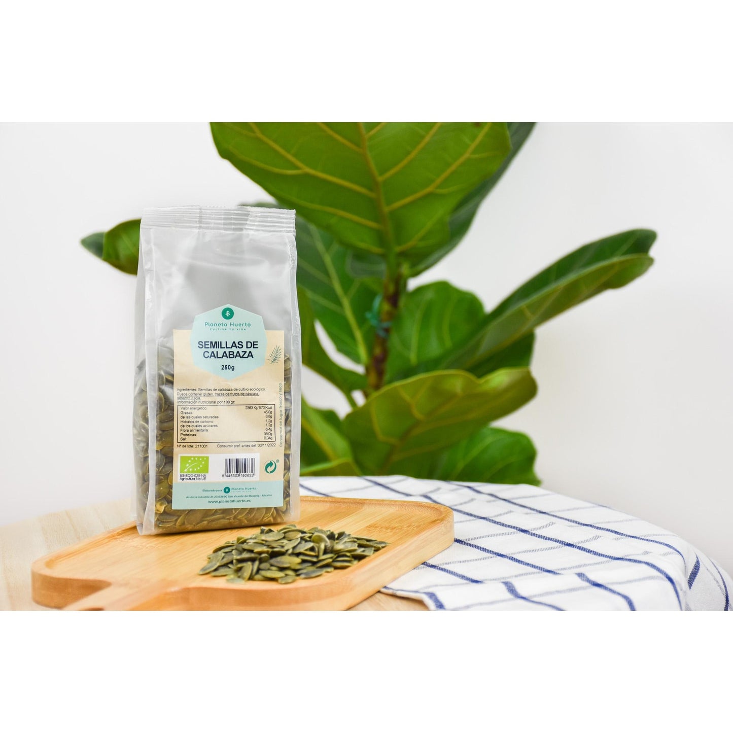 ECO Pumpafrön Planeta Huerto 250 g