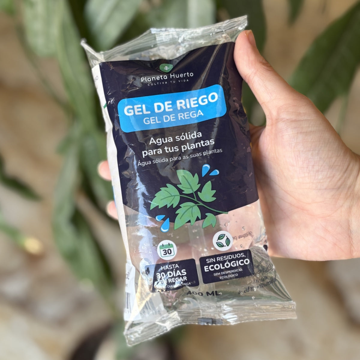 Förpackning 4 x Planet Garden Watering Gel 400 ml