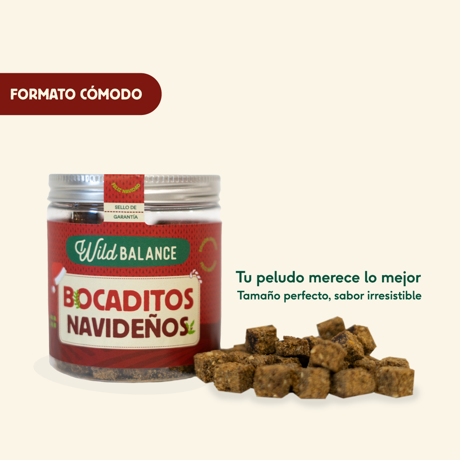 Bocconcini natalizi Wild Balance Snack per cani e gatti
