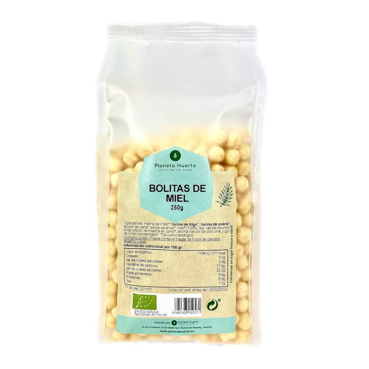 Honey balls ECO Planeta Huerto 250 g