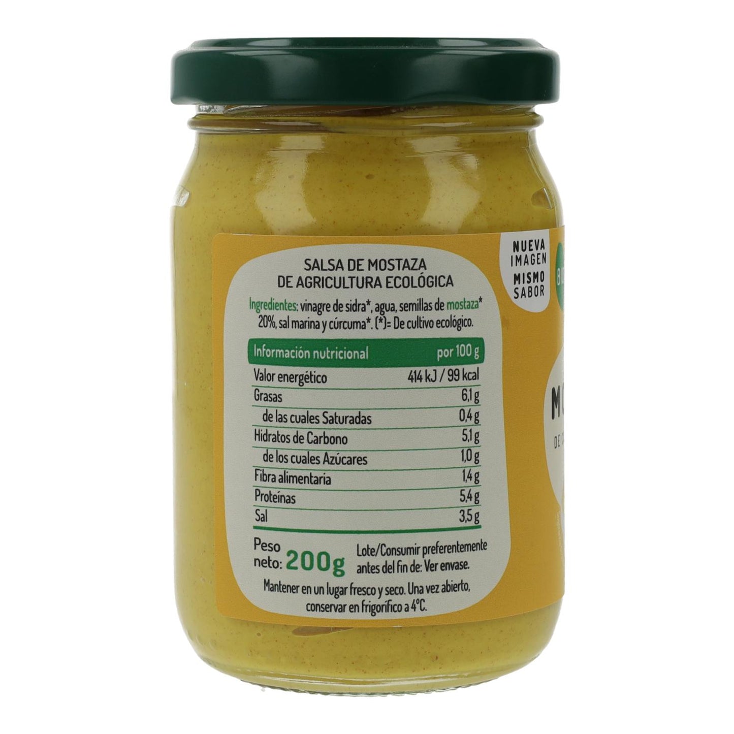 Musztarda ekologiczna El Granero, 200 g