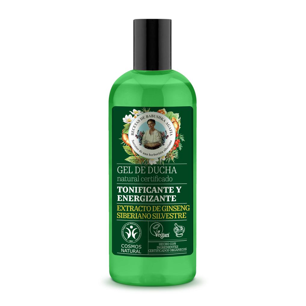 Gel doccia naturale certificato tonificante ed energizzante Agafia Natura Siberica 260 ml