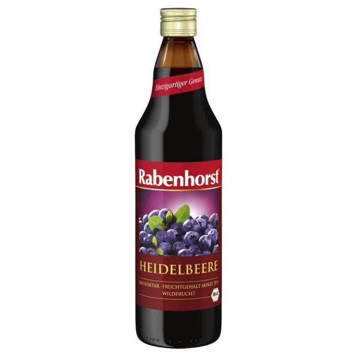 Rabenhorst organic wild blueberry juice, 330 ml