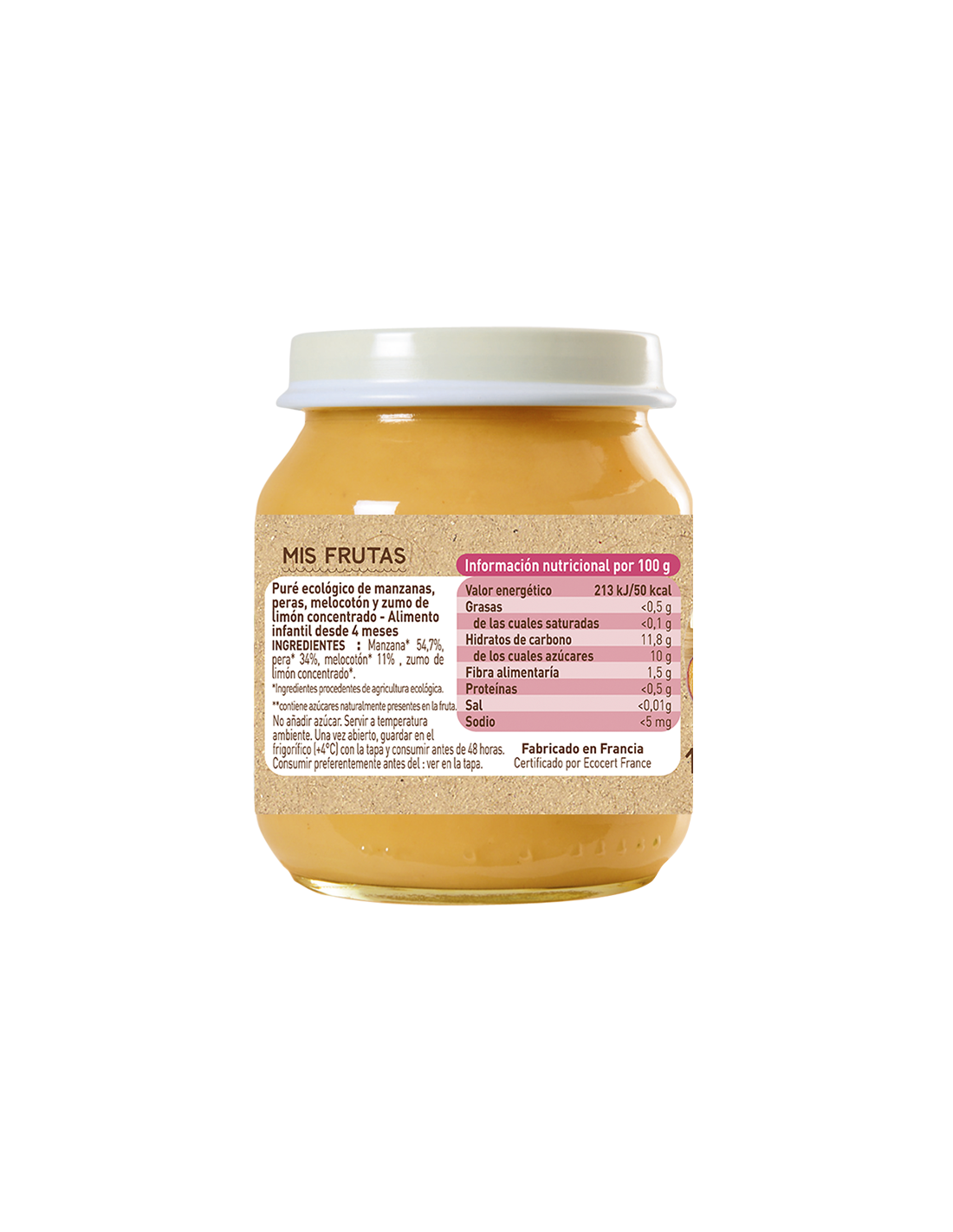 Pojemnik Delicia de Frutas Babybio 130 g