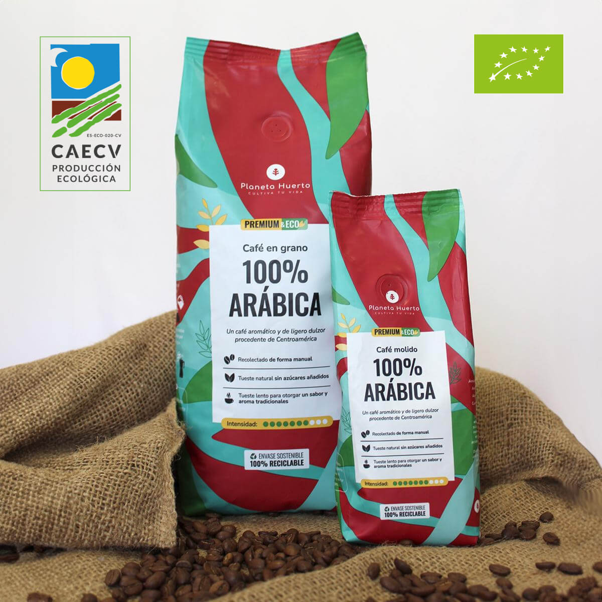 Kawa ziarnista Eco 100% Arabica Planeta Huerto 1 kg