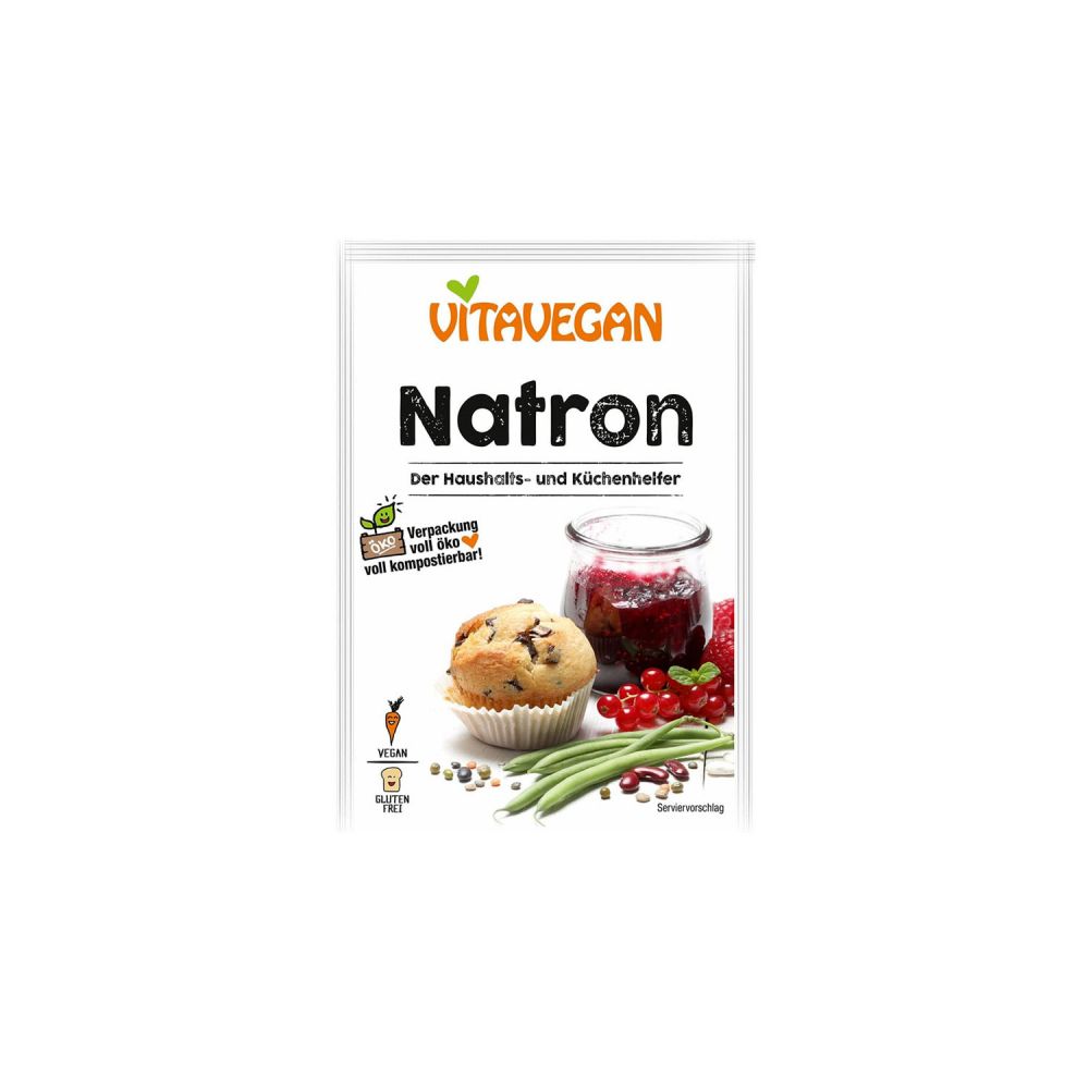 Soda oczyszczona (natron) s/g Biovegan Nowa wersja 20 g