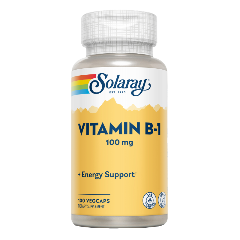 B1 100 mg Solaray, 100 capsule
