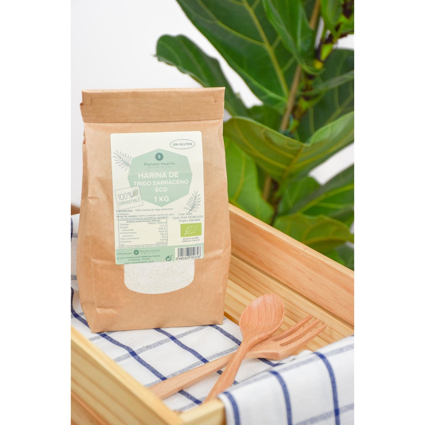 Gluten-Free Buckwheat Flour ECO Planeta Huerto 500g