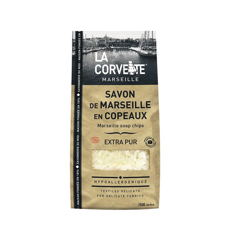 Extra Pure Organic Marseille soap flakes La Corvette 750 g