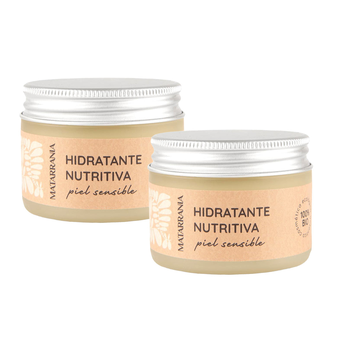 Zestaw 2x Nawilżający krem odżywczy do skóry wrażliwej Bio Matarrania, 30 ml
