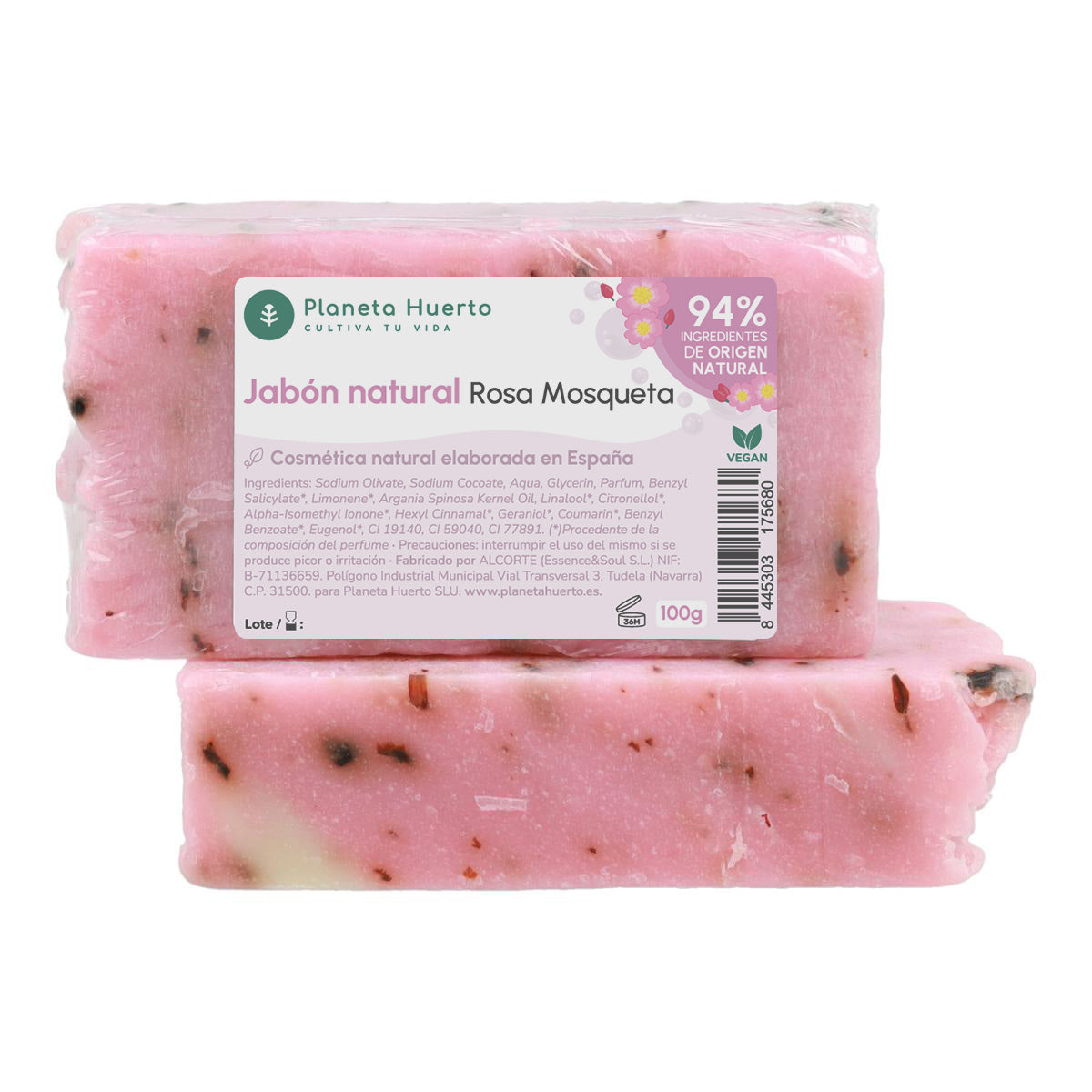 Natural soap with olive oil and rosehip oil 100 g