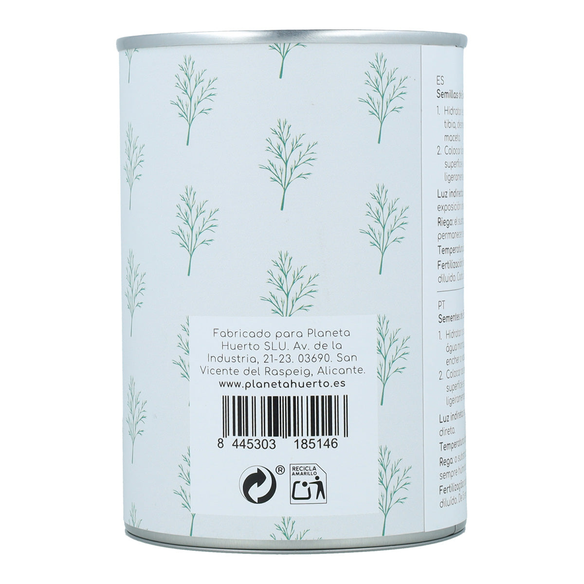 Kit per la coltivazione di aneto e erbe aromatiche Planeta Huerto