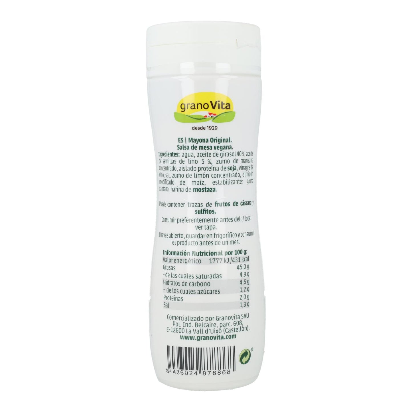 Egg-free mayonnaise Mayola Granovita 300 g