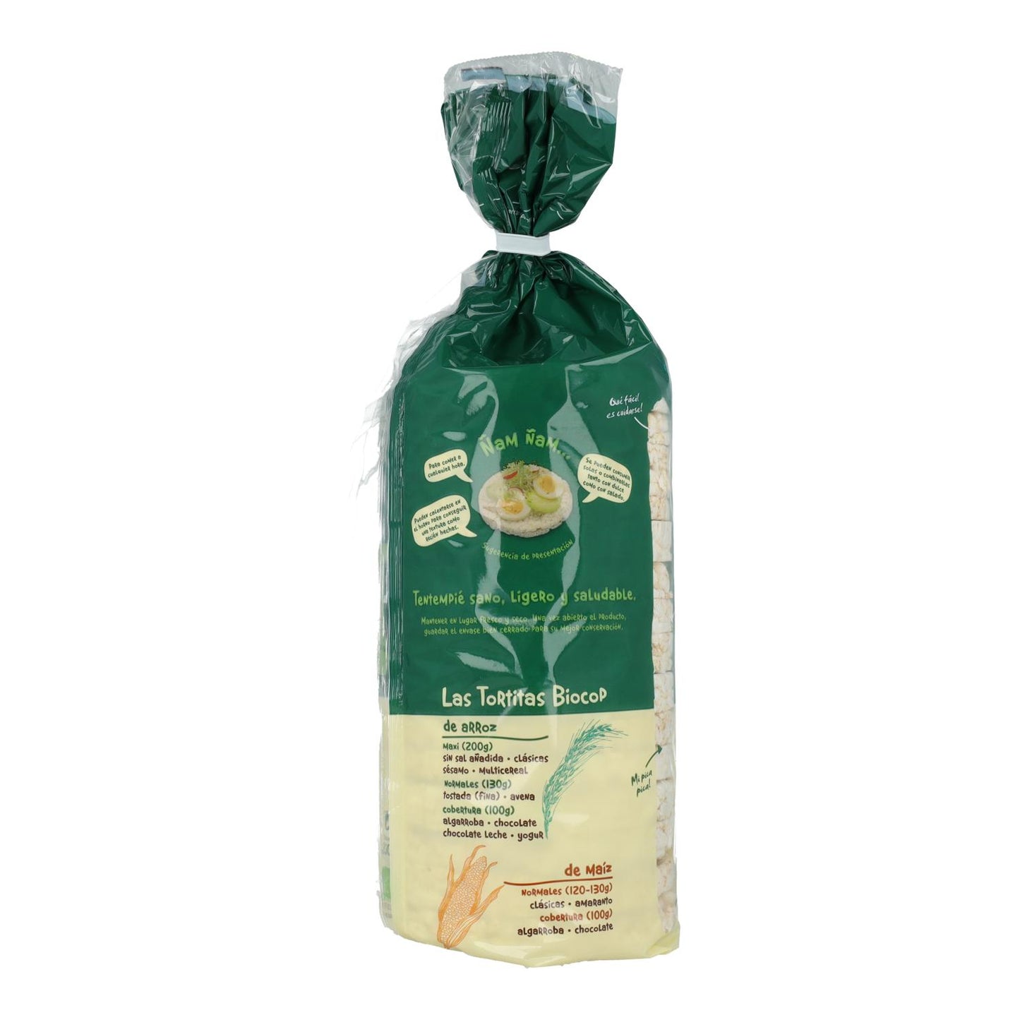 12er-Packung ungesalzene Reiskuchen Biocop 200 g