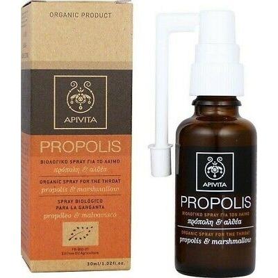 Halsspray med propolis och marshmallow Apivita 30 ml