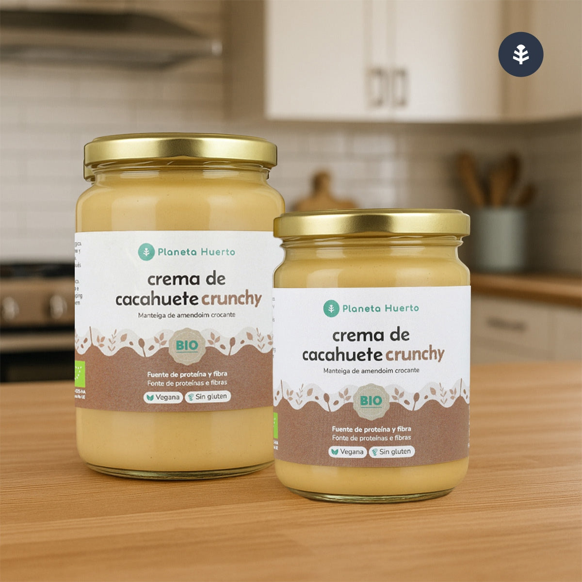 Crunchy Erdnusscreme ECO Planeta Huerto 700 g