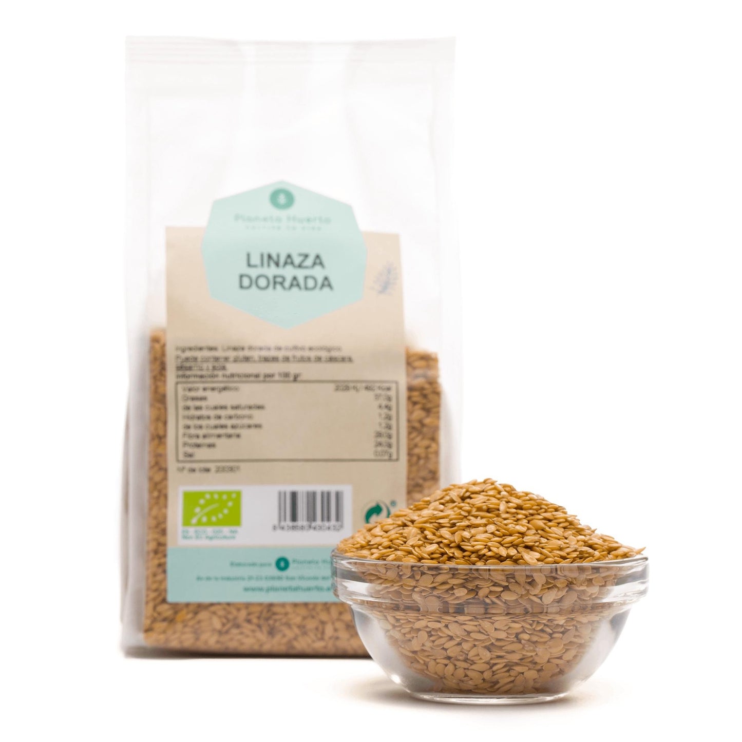 Opakowanie 2x Złoty Len ECO Planeta Huerto 500 g