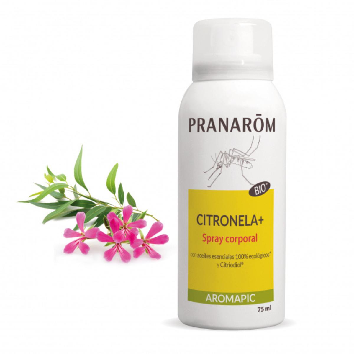 Spray corporel citronnelle BIO (ECO) Pranarôm 75 ml